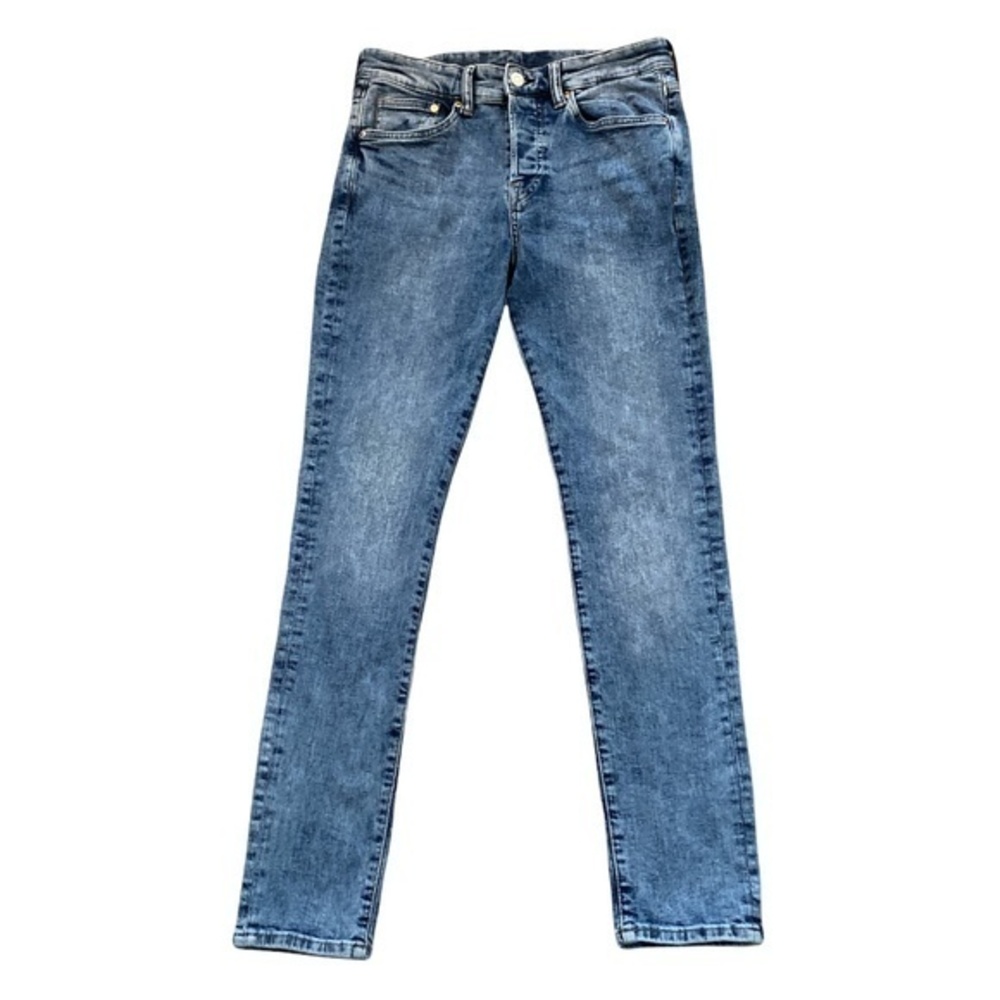 &Denim Skinny Stretch Button Fly High Rise Jeans Sz. 32 - Picture 2 of 9